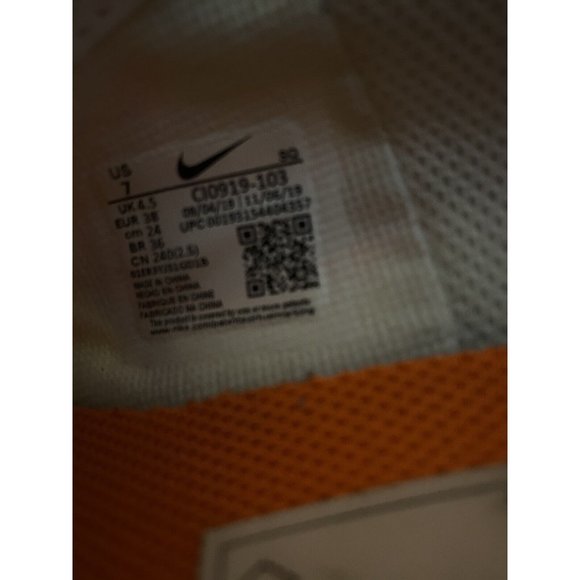 Nike Air Force 1 Low Shadow 'Total Orange' Womens Sz 7 Mens Sz 5.5 (CI0919-103) - Picture 6 of 6